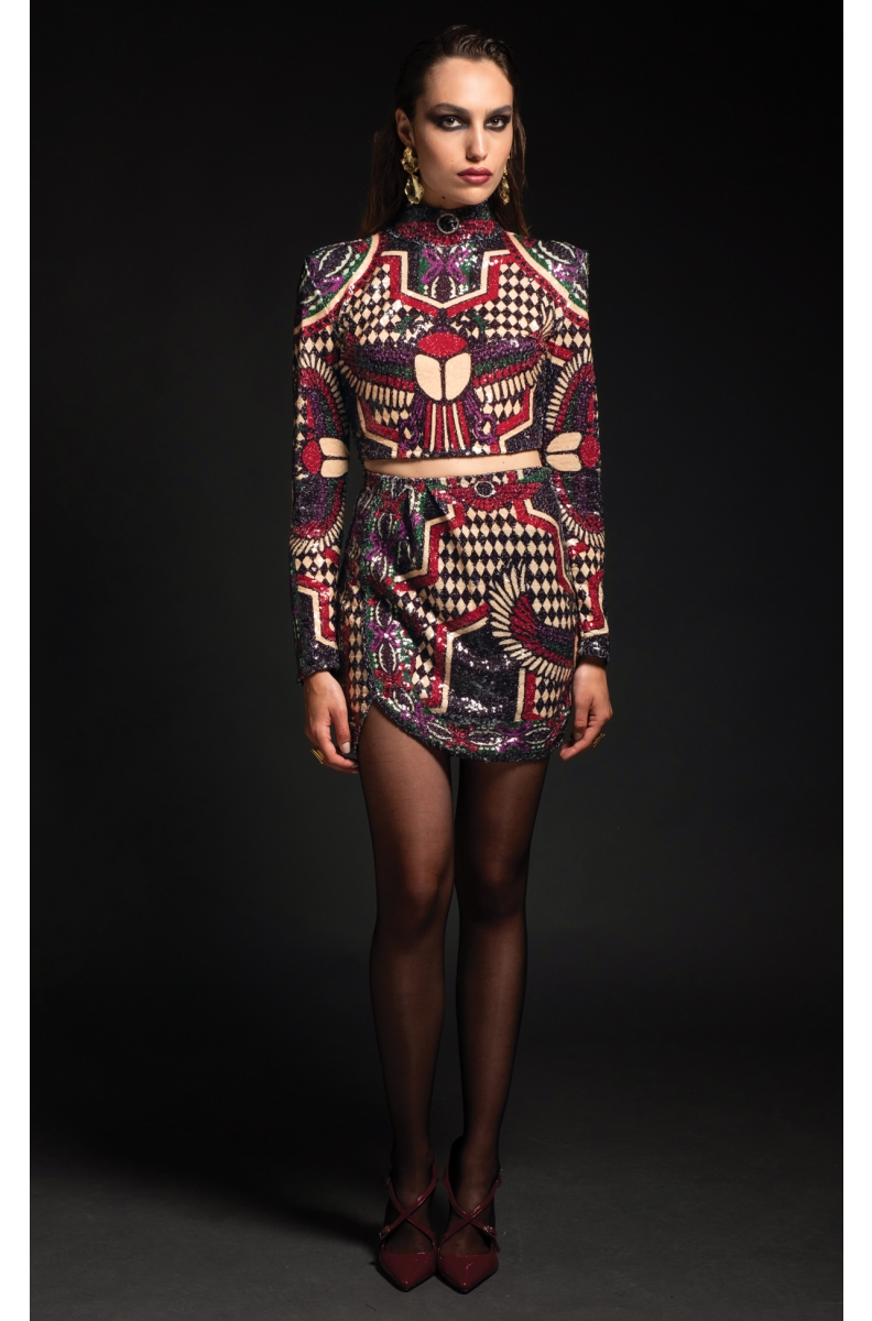 ETERNAL MINI SKIRT - Sequin