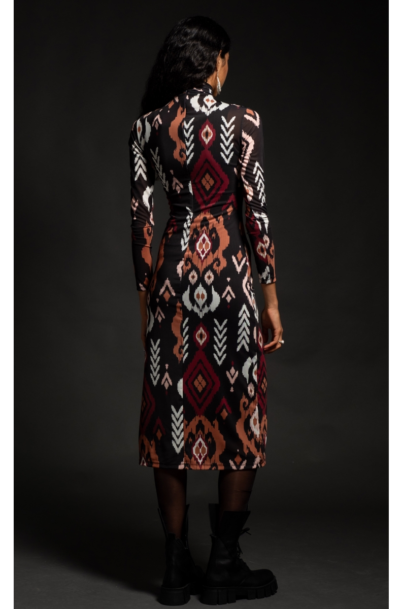 MANIFESTO LONG DRESS -Mesh