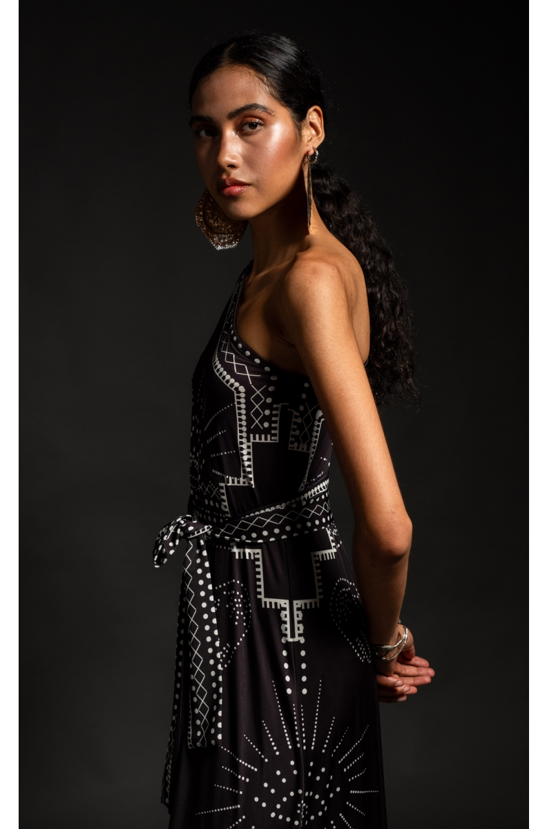 PROPHECY ONE SHOULDER LONG DRESS