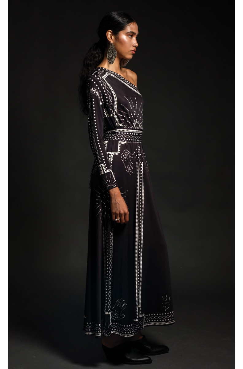 PROPHECY ONE SHOULDER LONG DRESS
