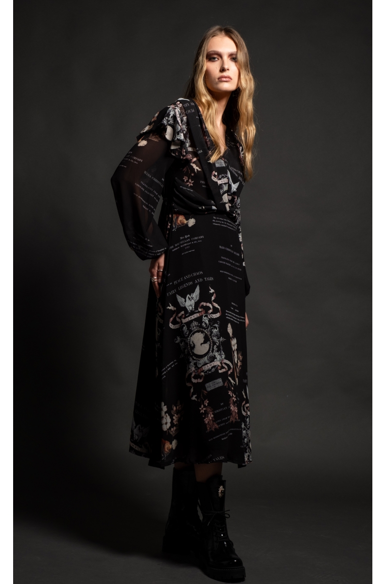 PIXIE LONG DRESS -Transparent