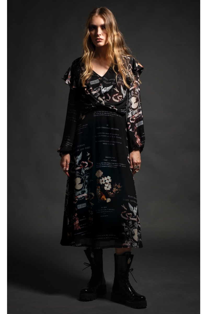 PIXIE LONG DRESS -Transparent