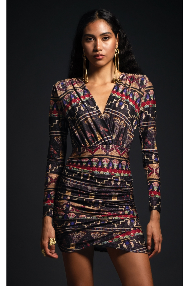 WORSHIP SHORT DRESS - Lurex