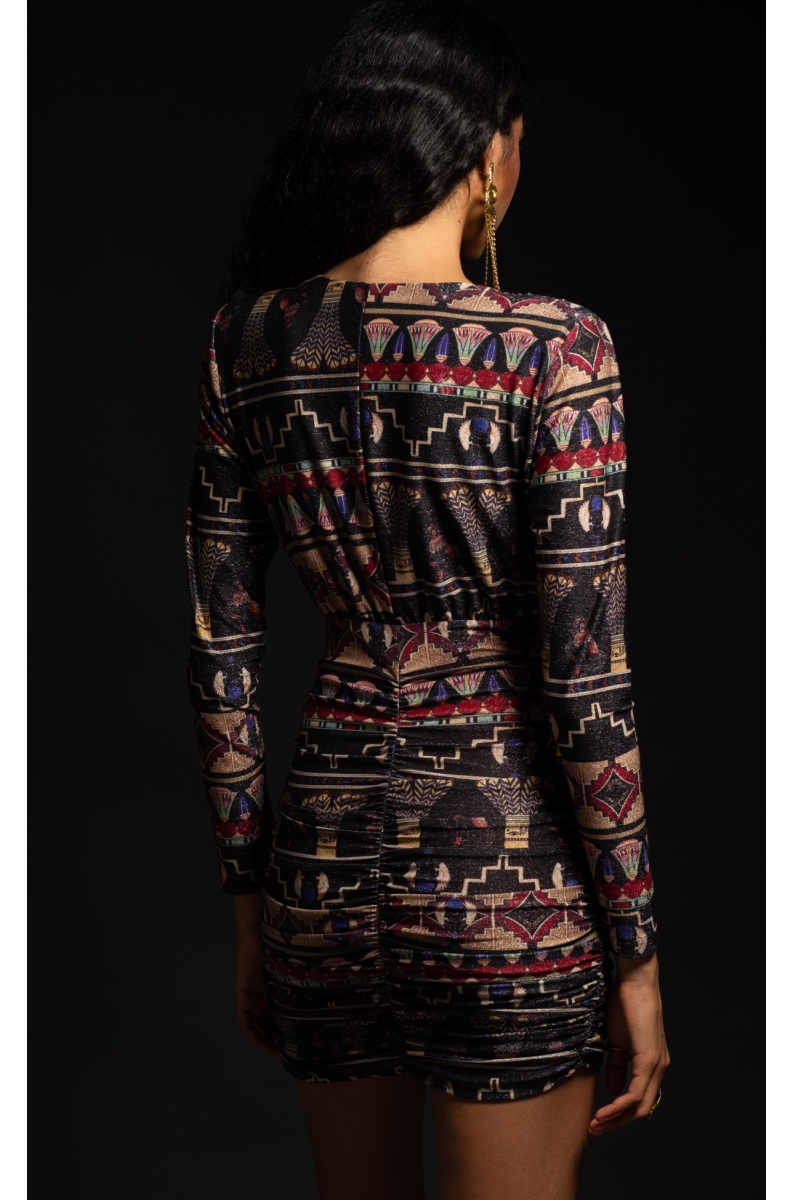 WORSHIP SHORT DRESS - Lurex
