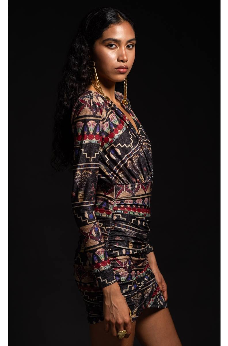 WORSHIP SHORT DRESS - Lurex