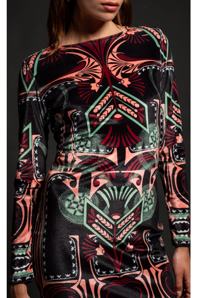 ACANTHUS BODYCON ΦΟΡΕΜΑ - Velvet